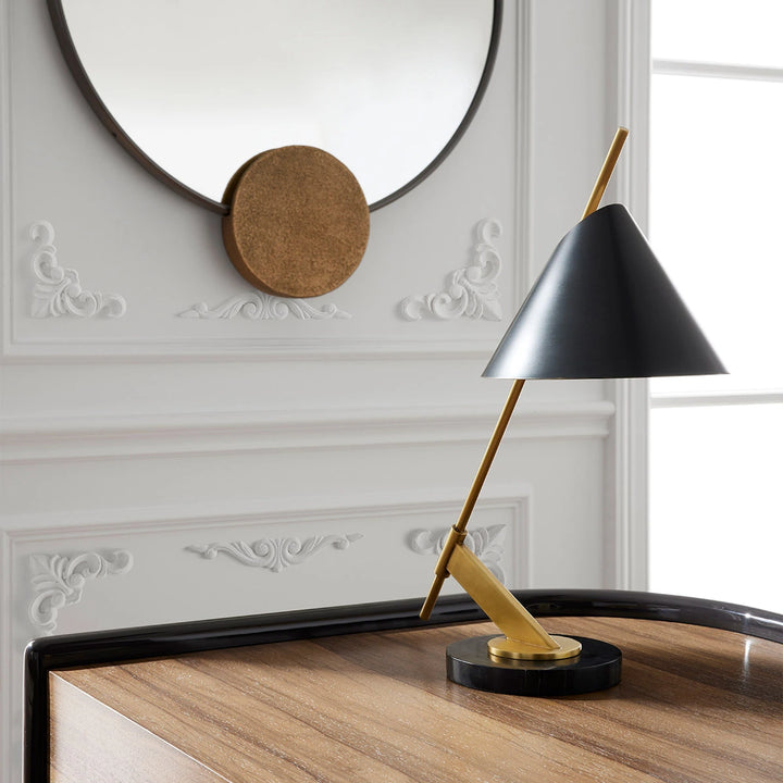 Jenkins 1 Table Lamp - Bronze & Antique Brass