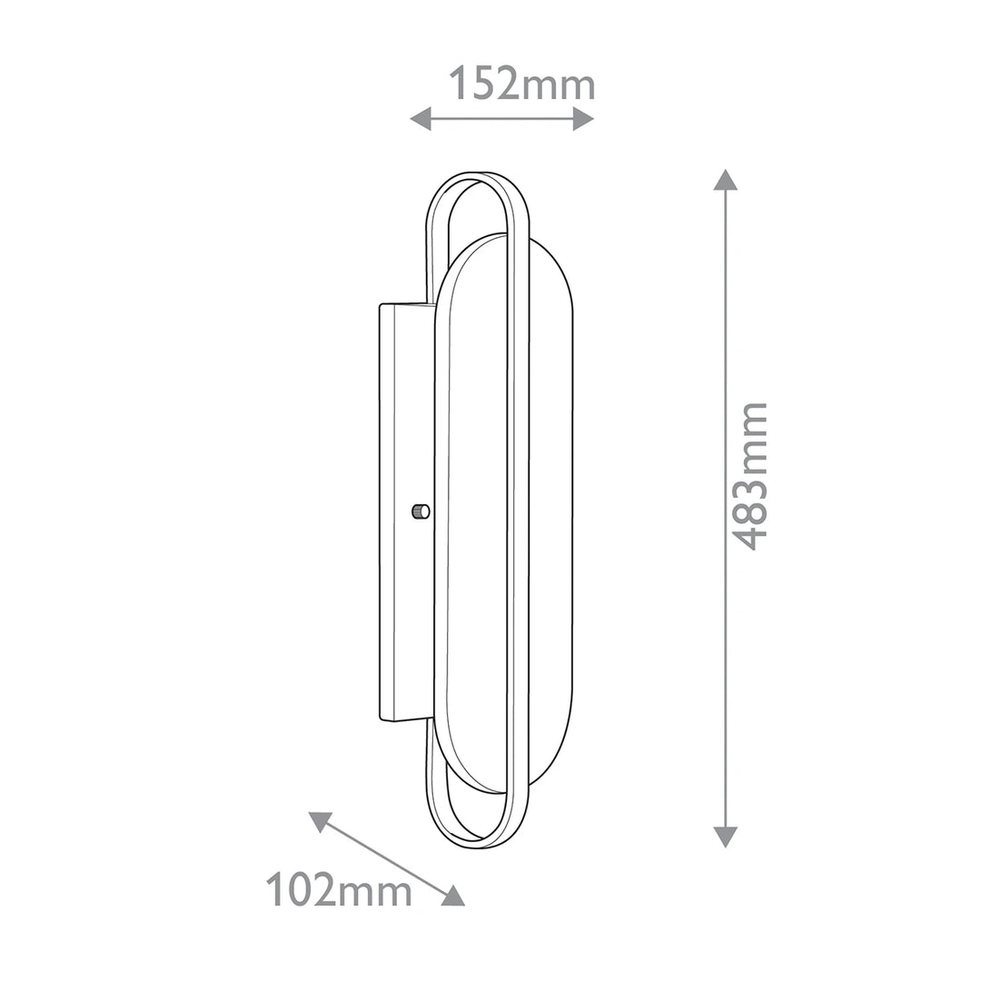 Julius 2 Wall Light - Antique Brass