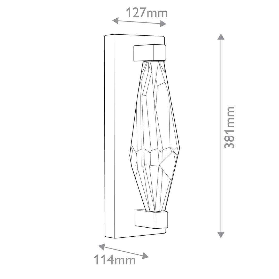 Maisie LED Wall Light - English Bronze