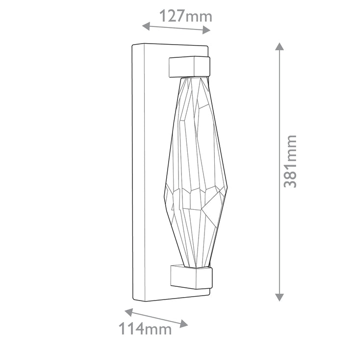 Maisie LED Wall Light - English Bronze