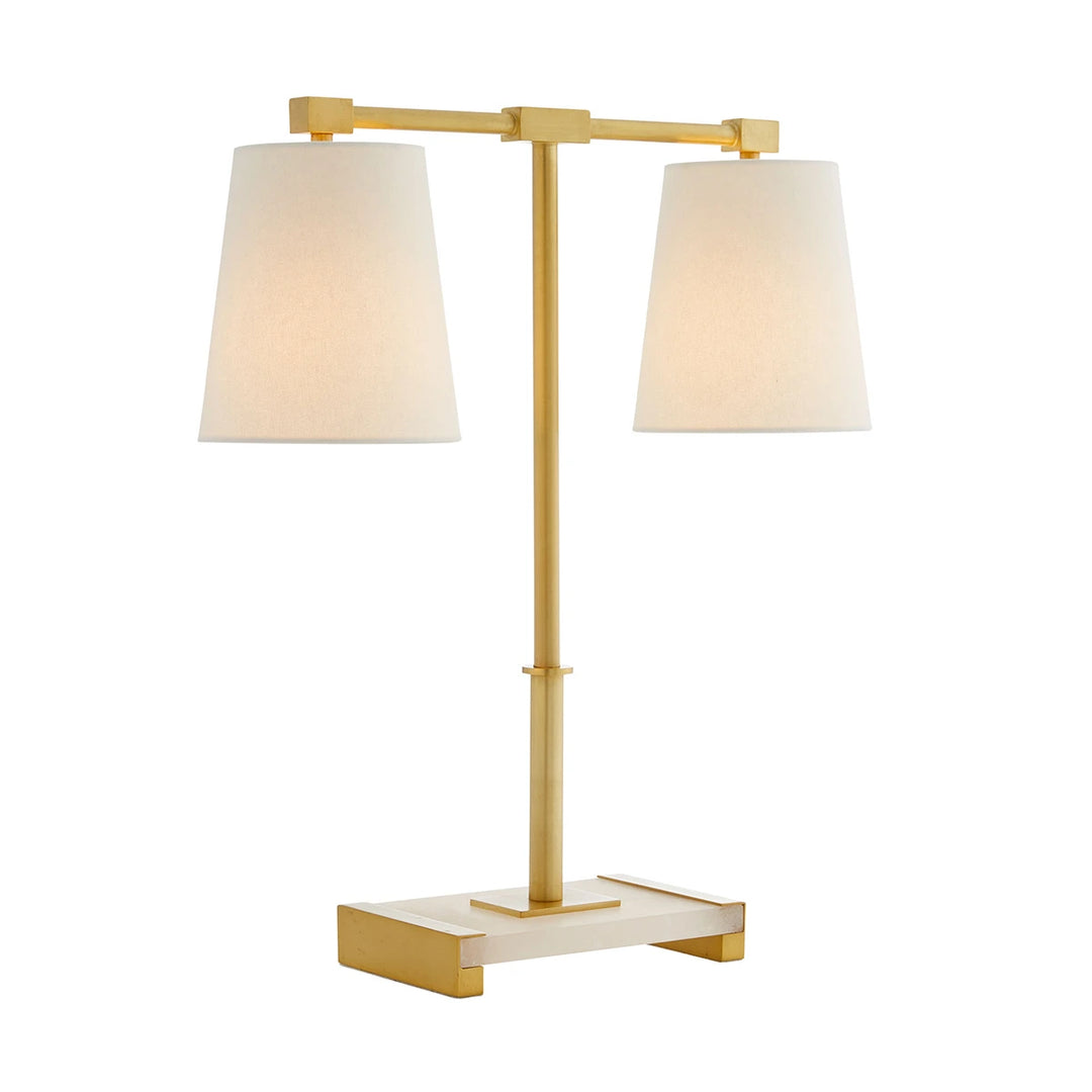 Messina 2 Table Lamp - Antique Brass