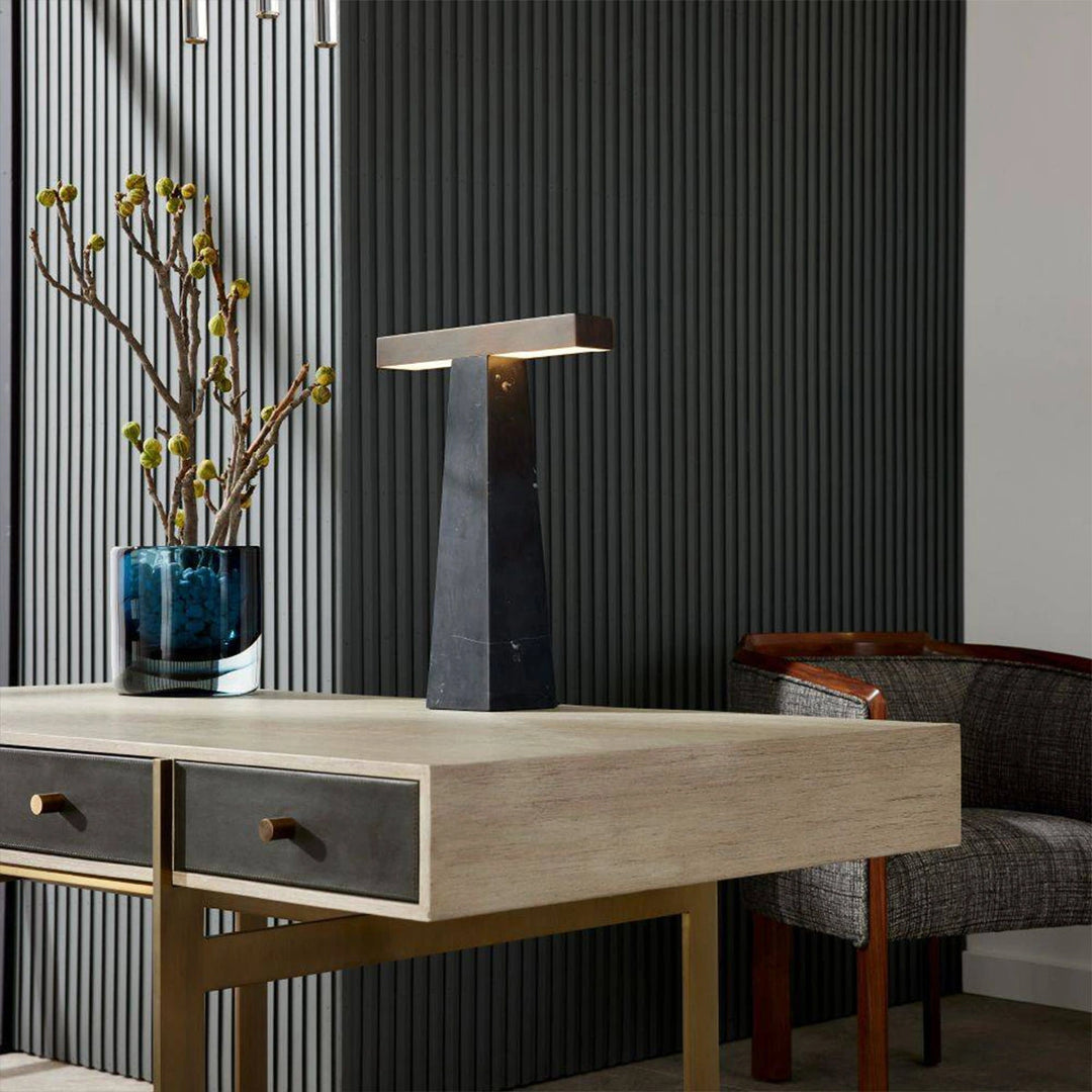 Osbert 2 Table Lamp - English Bronze