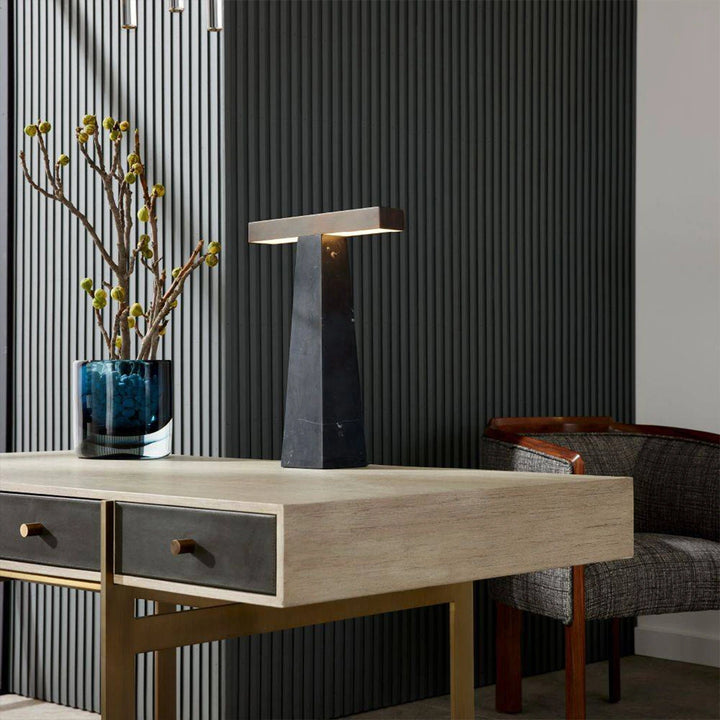 Osbert 2 Table Lamp - English Bronze