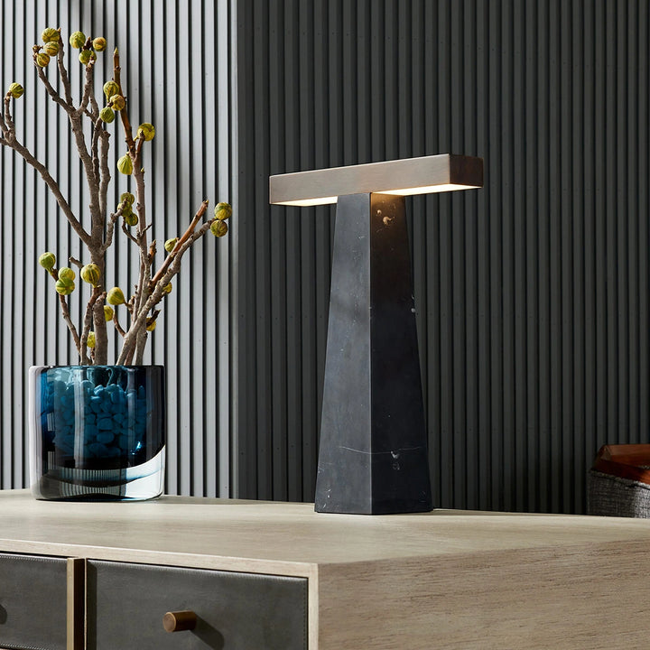 Osbert 2 Table Lamp - English Bronze