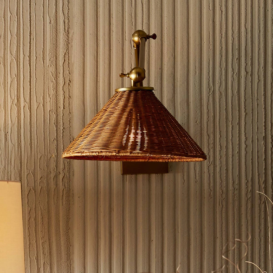 Padma 1 Wall Light - Antique Brass