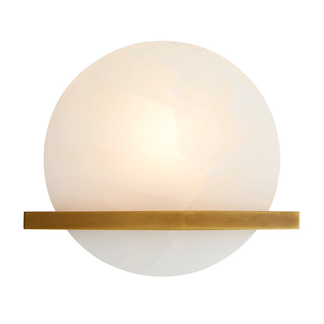 Savion 1 Wall Light - Antique Brass