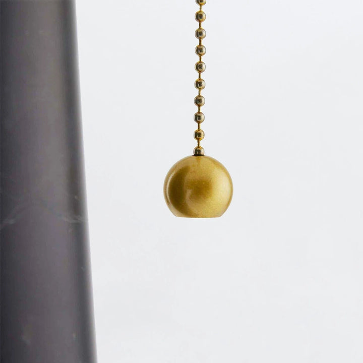 Sidney 2 Table Lamp - Black Marble & Antique Brass