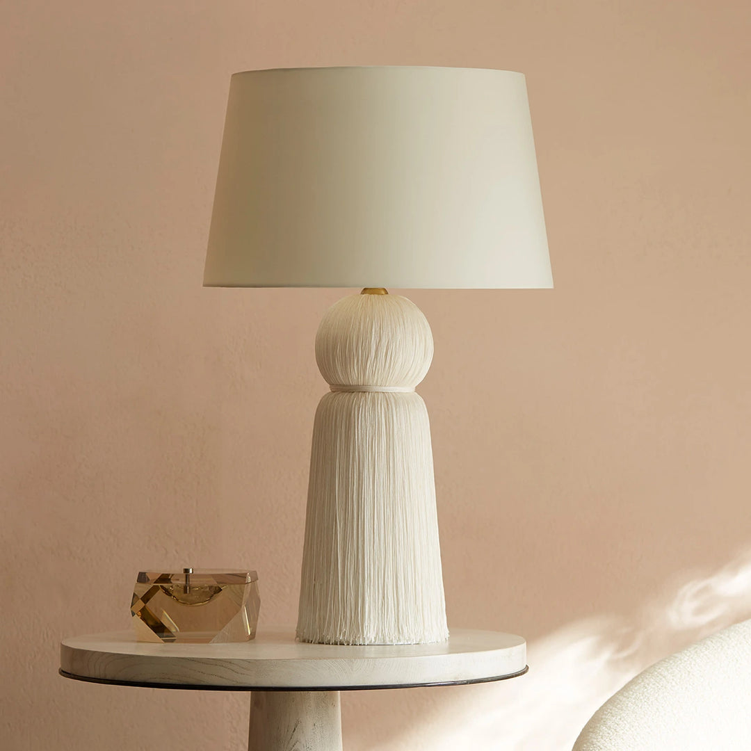 Tassel 1 Table Lamp - Ivory