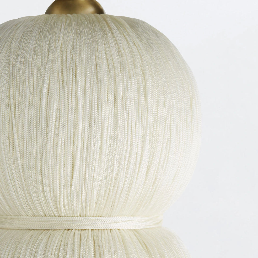 Tassel 1 Table Lamp - Ivory