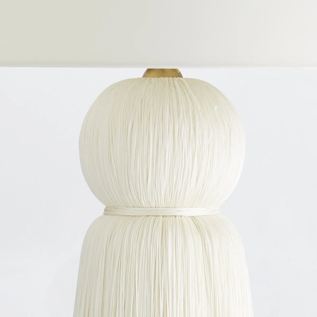 Tassel 1 Table Lamp - Ivory