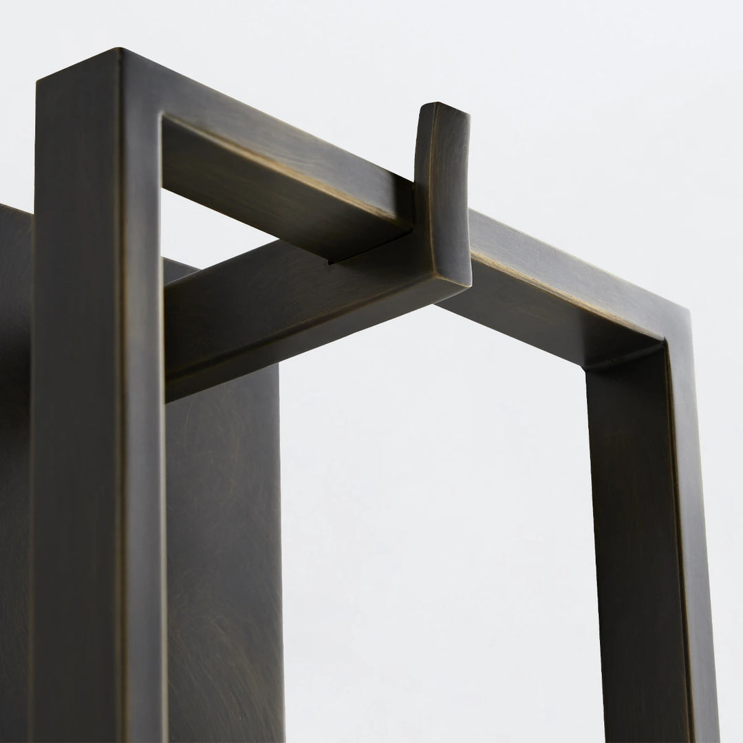 Trapeze 1 Wall Light - Aged Bronze