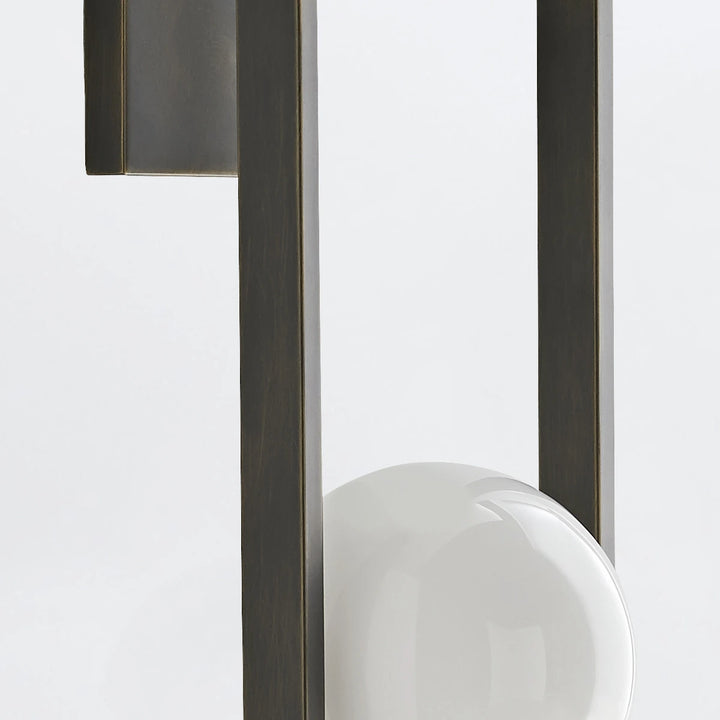 Trapeze 1 Wall Light - Aged Bronze