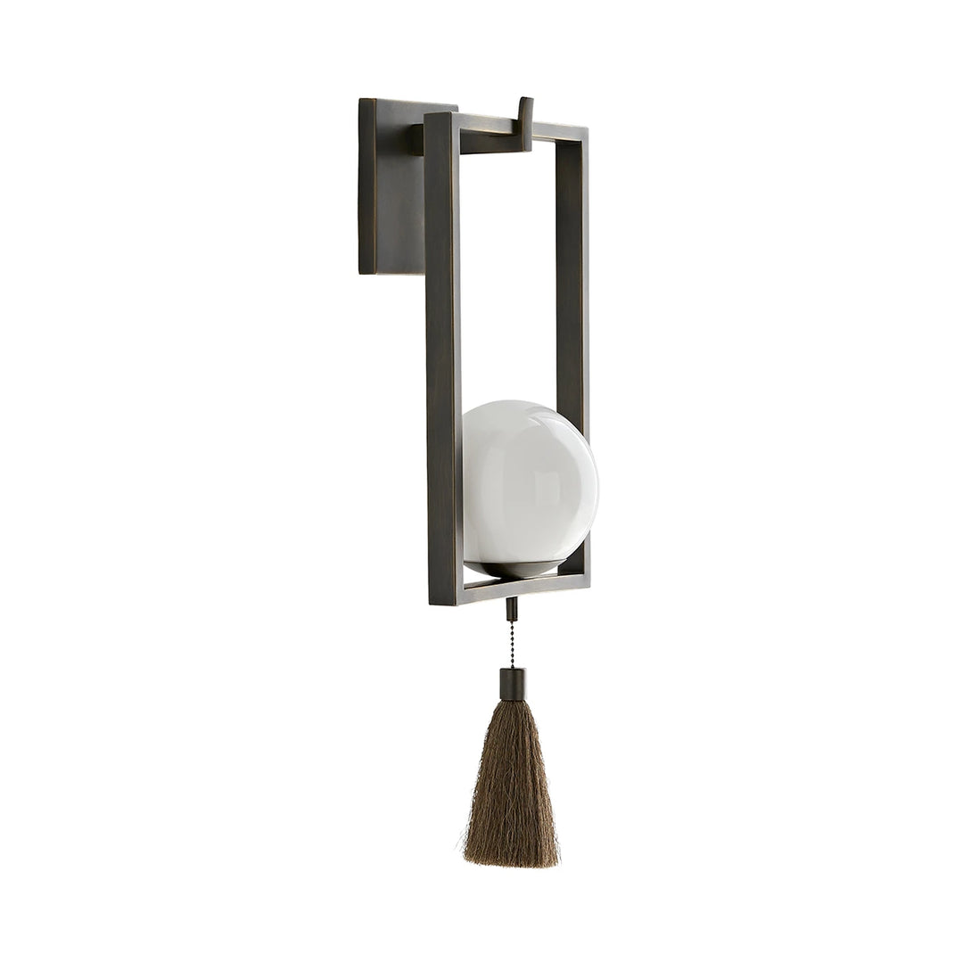 Trapeze 1 Wall Light - Aged Bronze