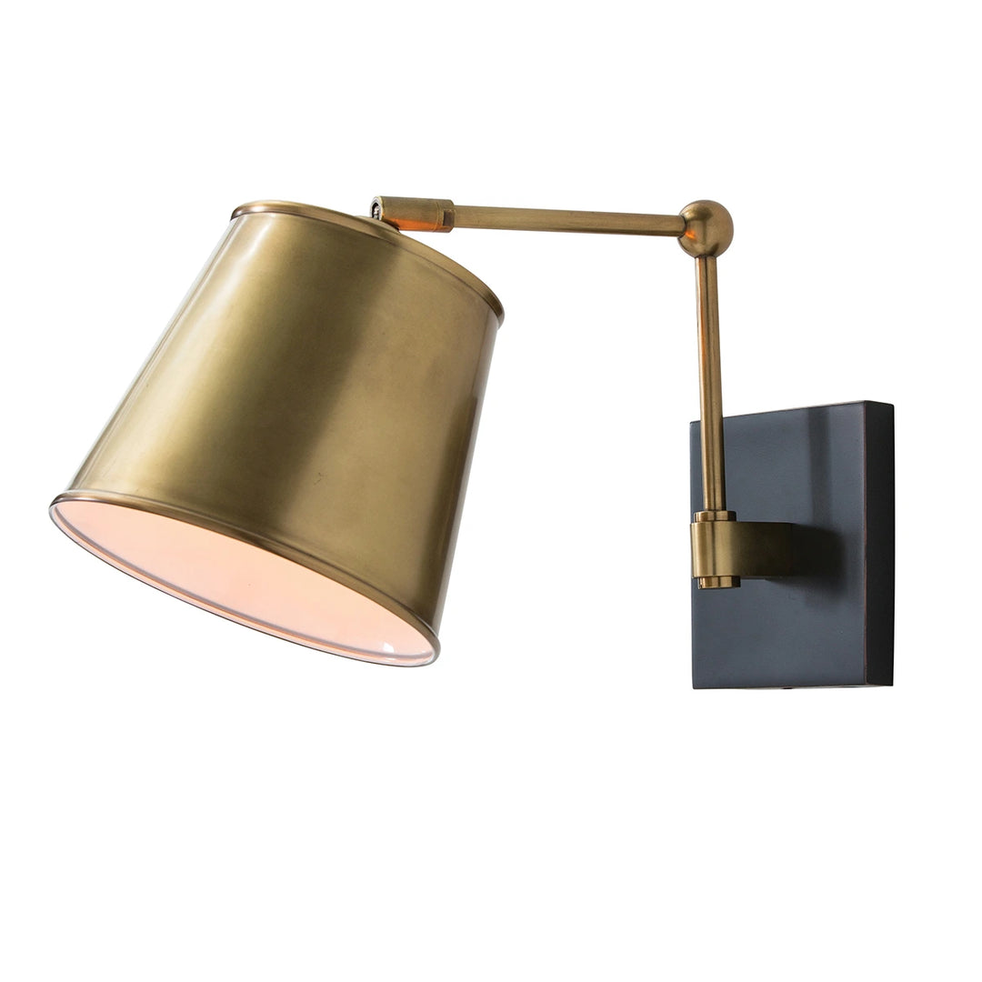 Watson 1 Wall Light - Antique Brass & Bronze