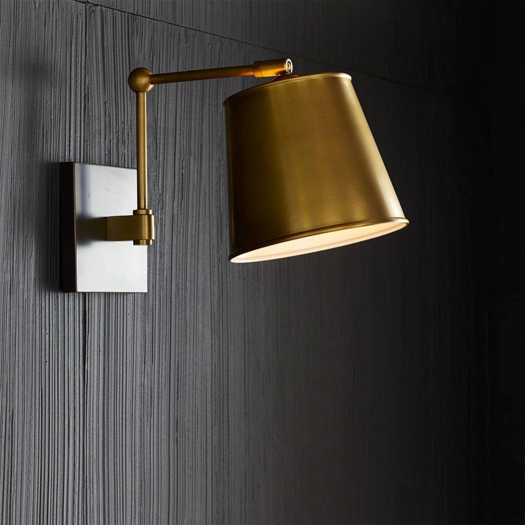 Watson 1 Wall Light - Antique Brass & Bronze