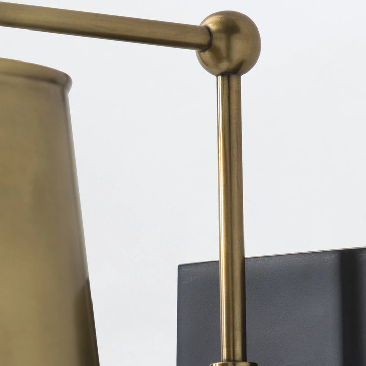 Watson 1 Wall Light - Antique Brass & Bronze