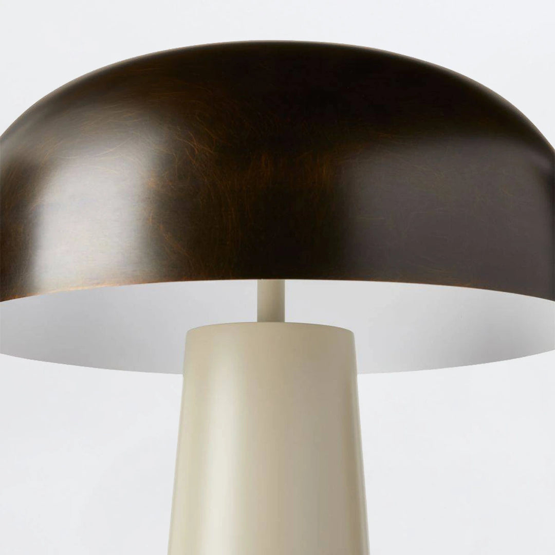 Williams 2 Table Lamp - English Bronze & Taupe