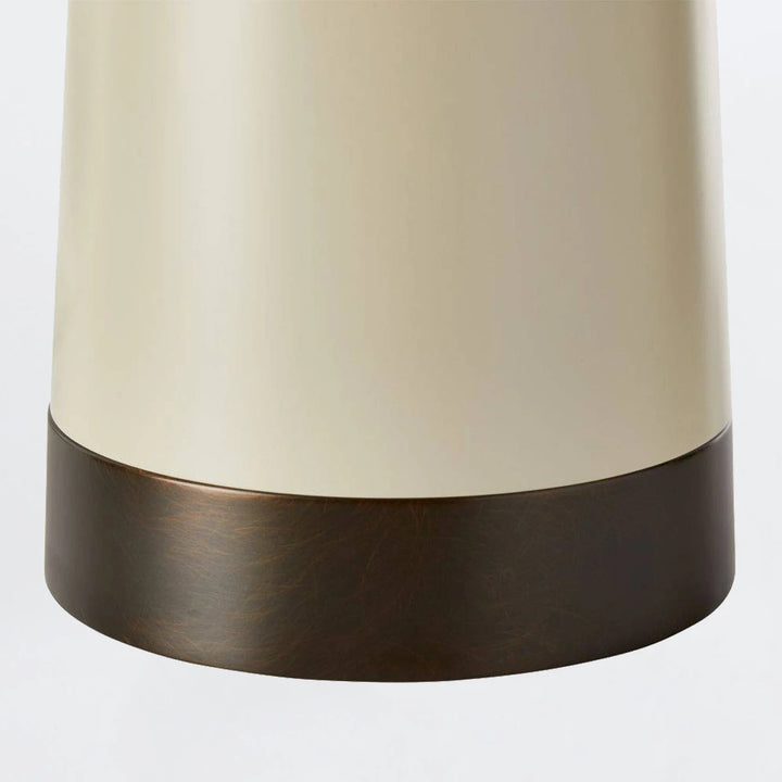 Williams 2 Table Lamp - English Bronze & Taupe