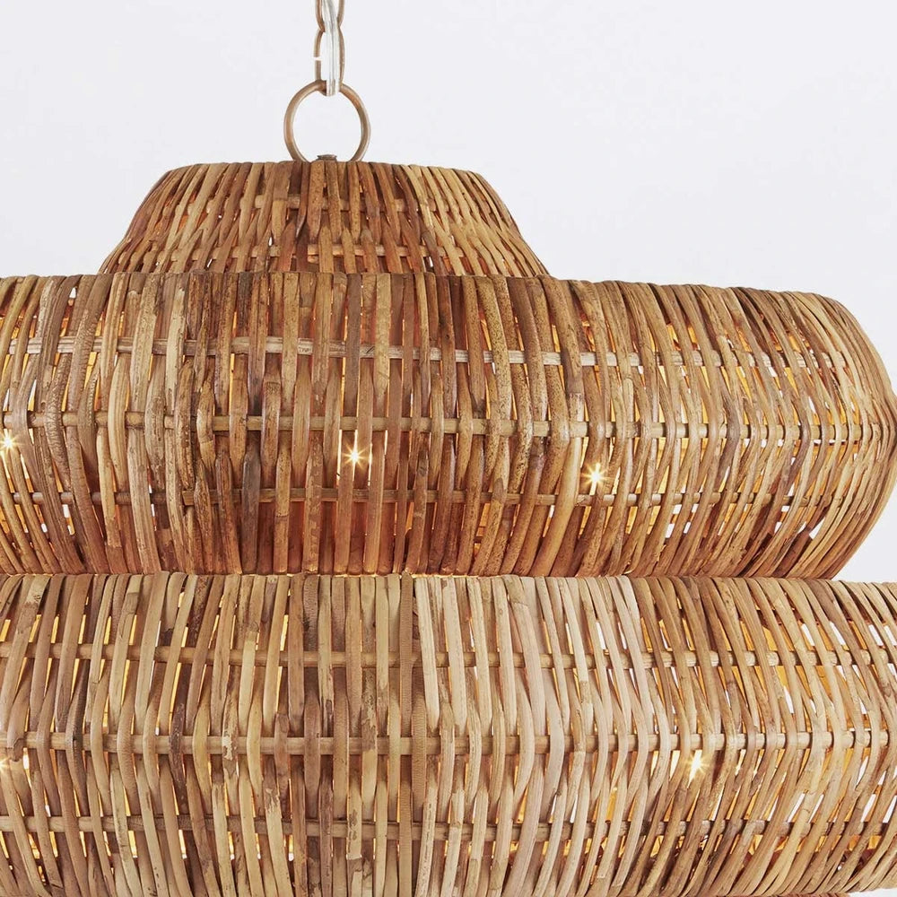 Antibes 9 Medium Chandelier - Natural