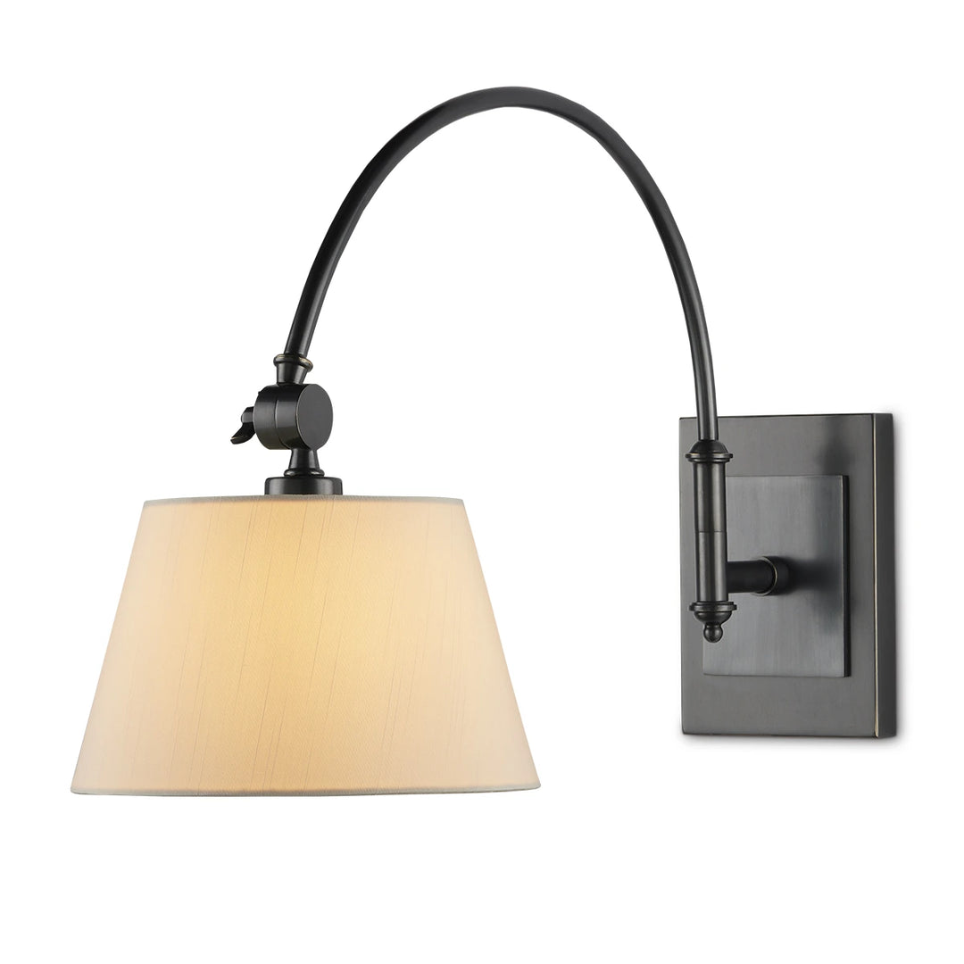 Ashby 1 Swing-Arm Wall Light - Oil Rubbed Bronze
