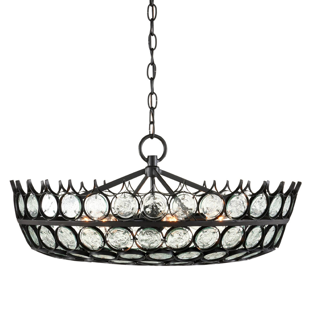Augustus 6 Small Chandelier - Bronze