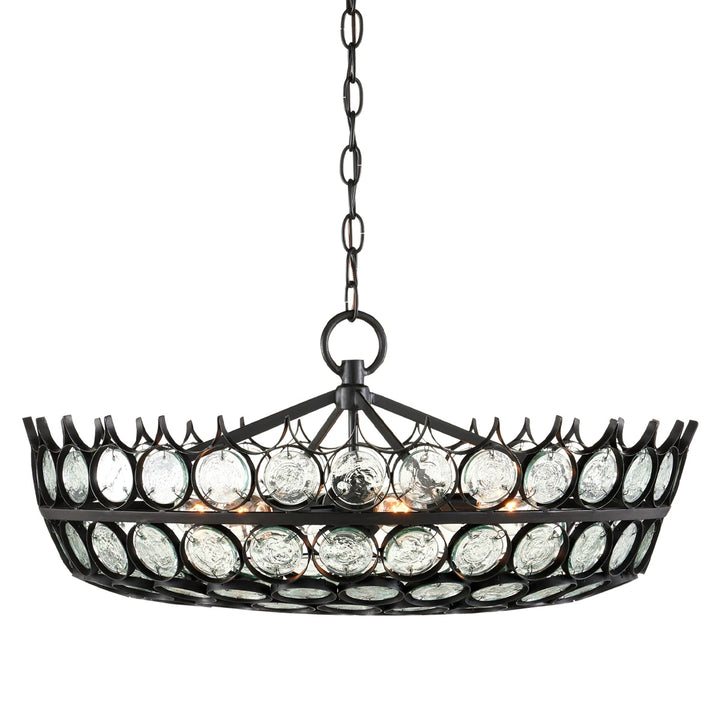 Augustus 6 Small Chandelier - Bronze