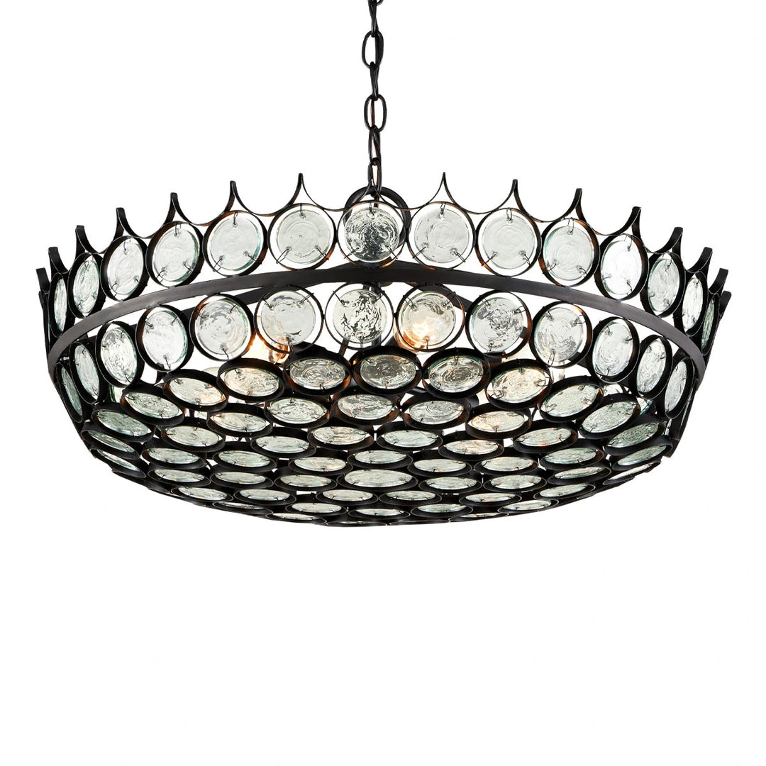 Augustus 6 Small Chandelier - Bronze