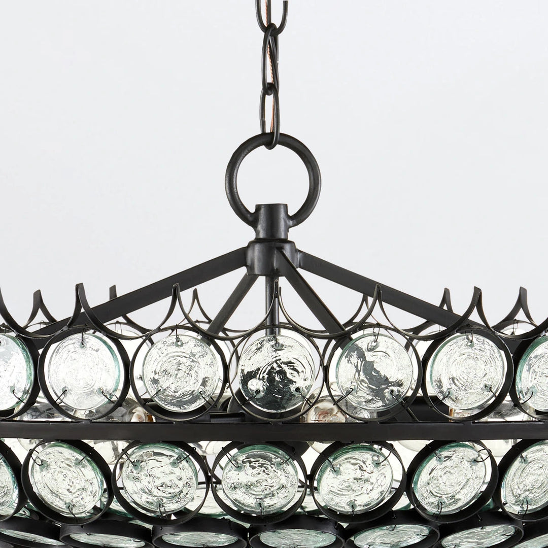 Augustus 6 Small Chandelier - Bronze
