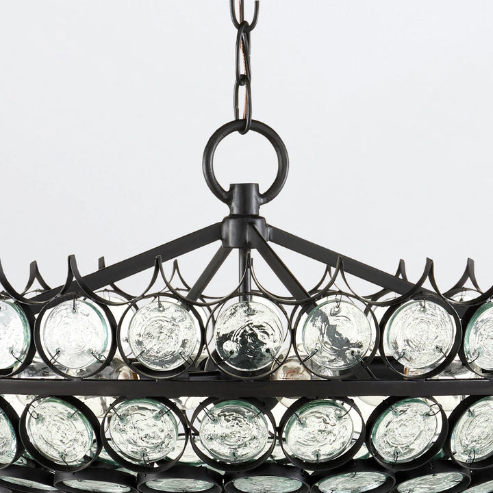 Augustus 6 Small Chandelier - Bronze