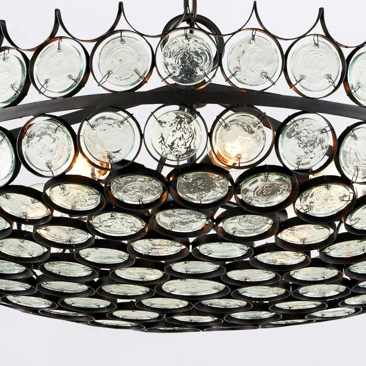 Augustus 6 Small Chandelier - Bronze