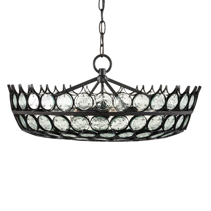 Augustus 6 Small Chandelier - Bronze