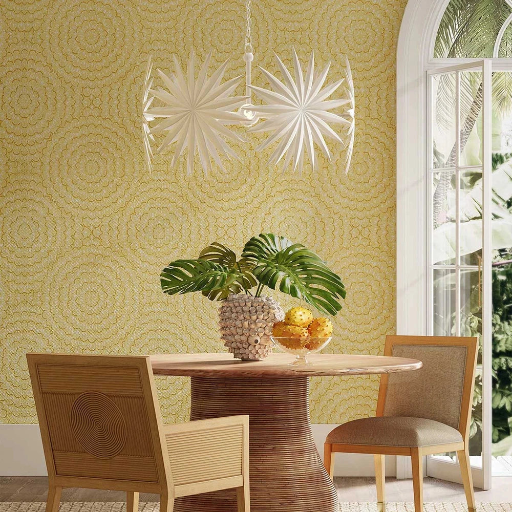 Bismarkia 6 Small Chandelier - Gesso White