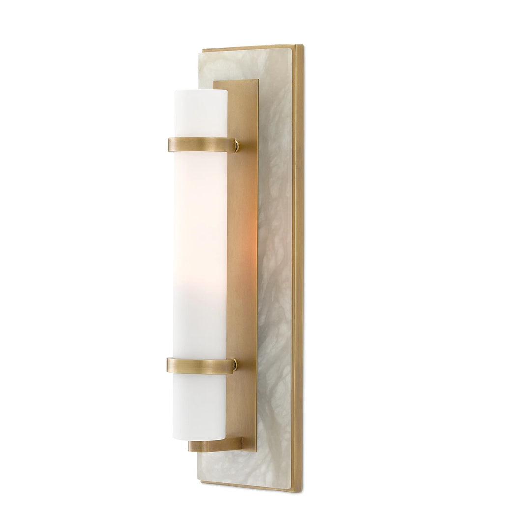 Bruneau 1 Wall Light - Antique Brass