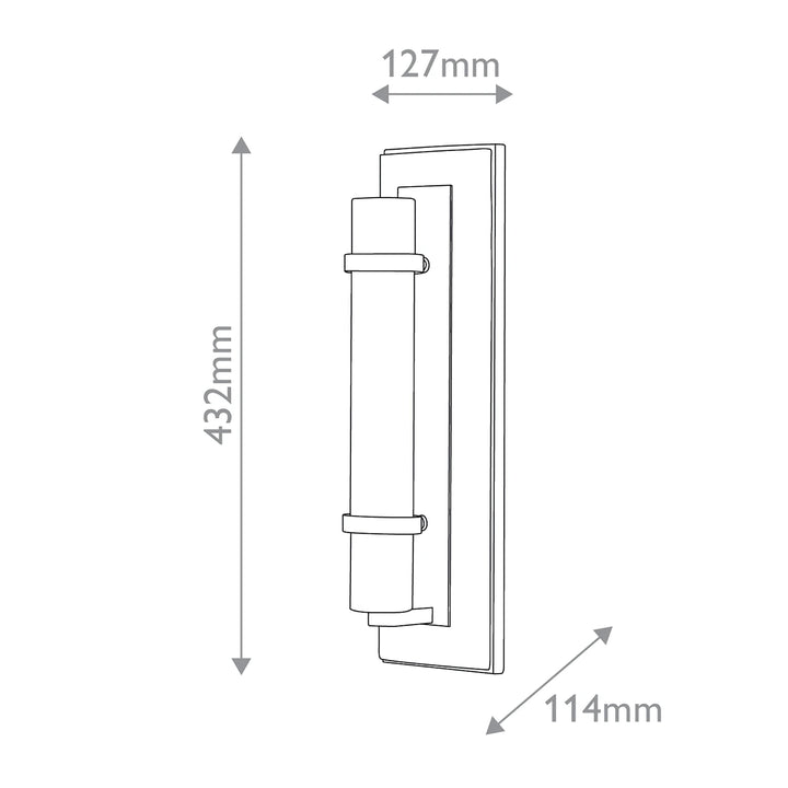 Bruneau 1 Wall Light - Oil Rubbed Bronze