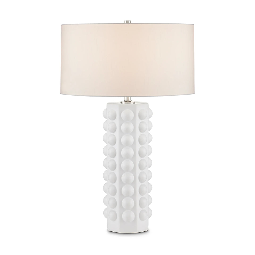 Cassandra 1 Table Lamp - Matte White