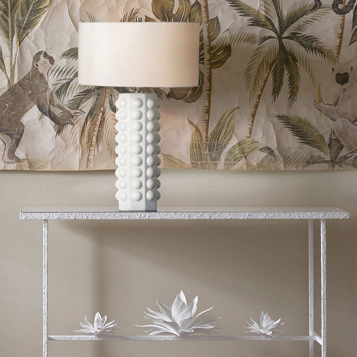 Cassandra 1 Table Lamp - Matte White