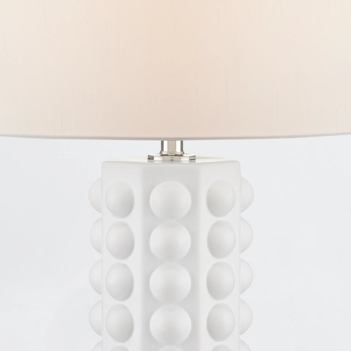Cassandra 1 Table Lamp - Matte White