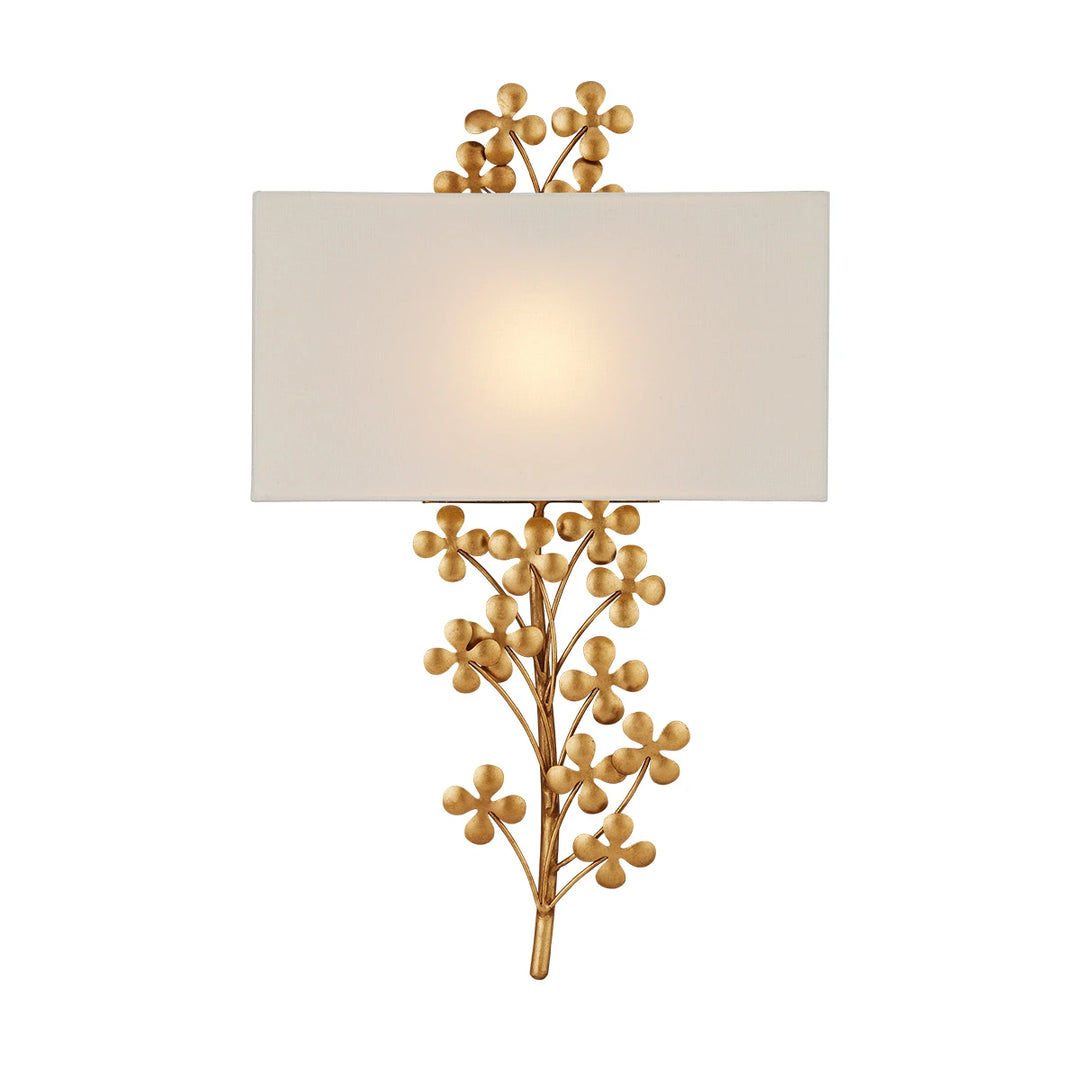 Cloverfield 2 Wall Light - Contemporary Gold