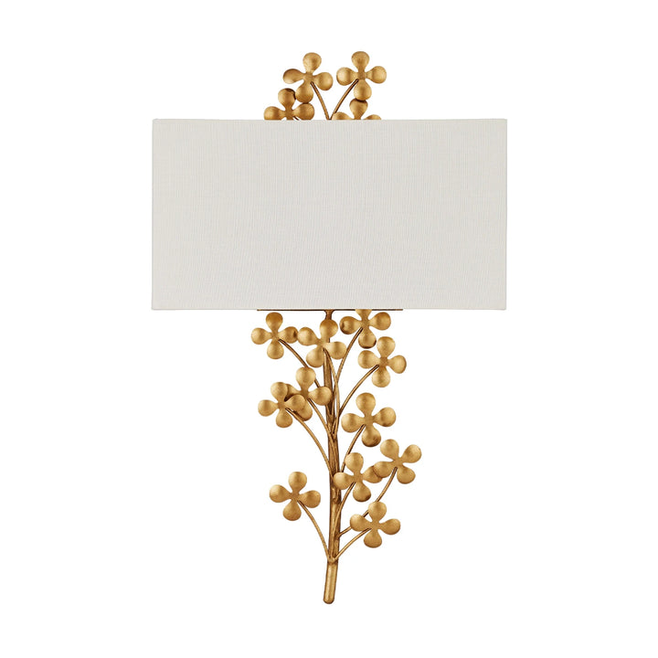 Cloverfield 2 Wall Light - Contemporary Gold
