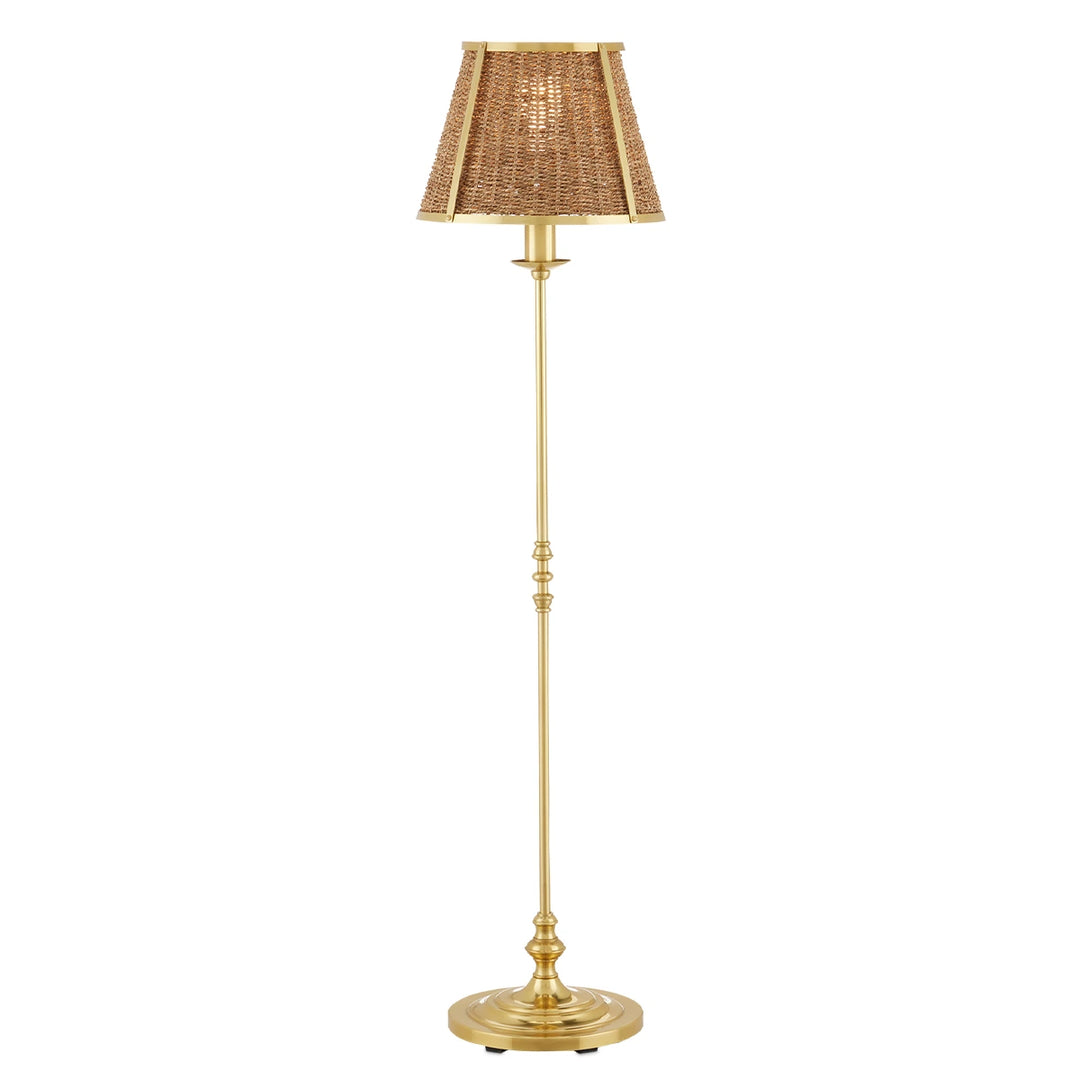 Deauville 1 Floor Lamp - Polished Brass