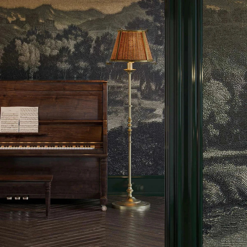 Deauville 1 Floor Lamp - Polished Brass