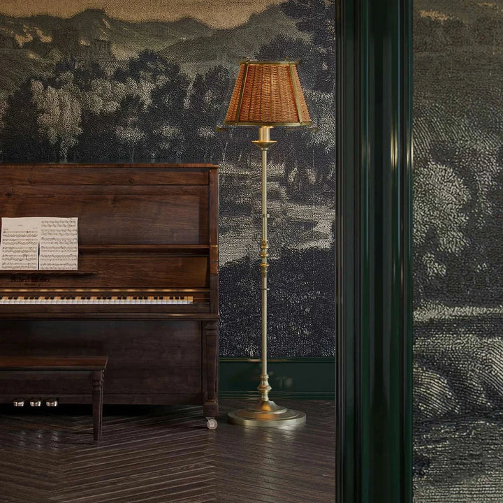 Deauville 1 Floor Lamp - Polished Brass