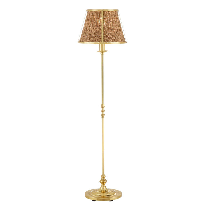 Deauville 1 Floor Lamp - Polished Brass
