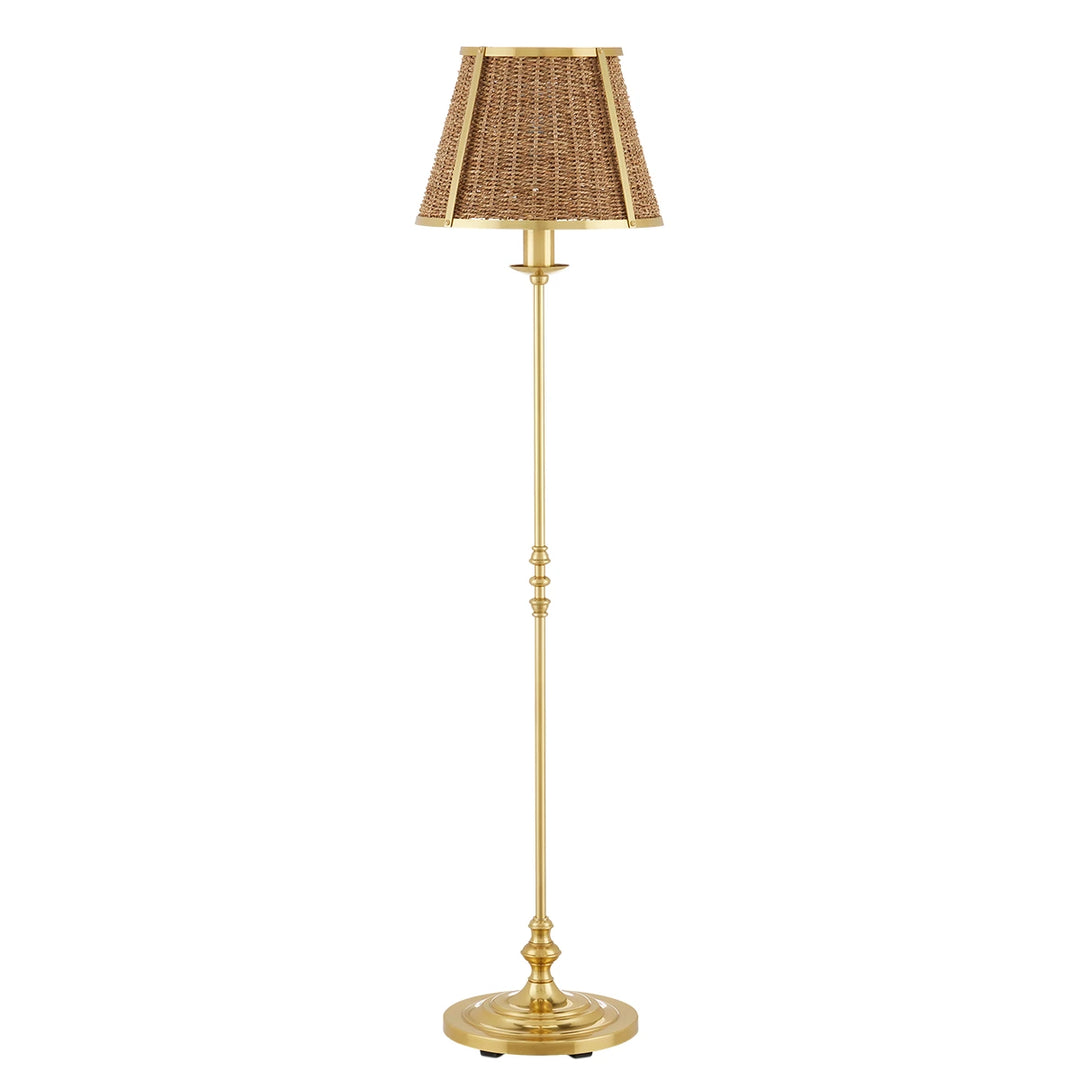 Deauville 1 Floor Lamp - Polished Brass