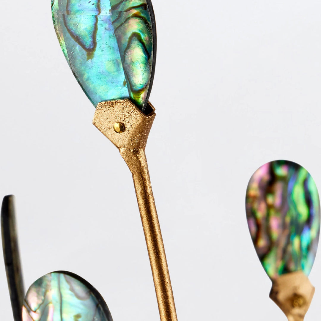 Delphos 6 Chandelier - Contemporary Gold