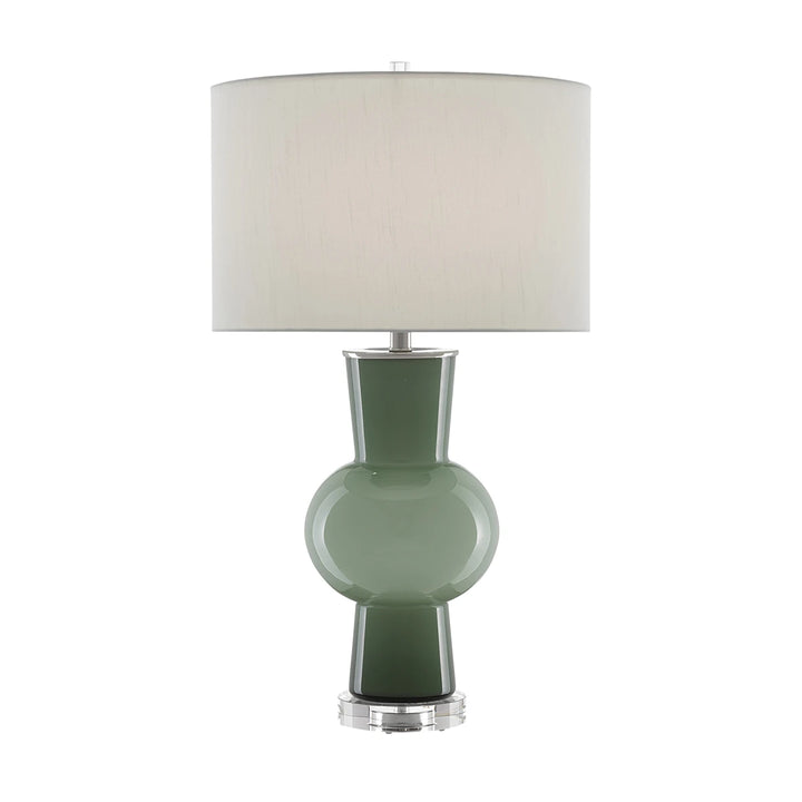 Duende 1 Table Lamp - Green & Polished Nickel