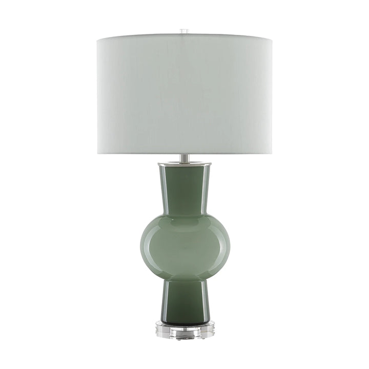 Duende 1 Table Lamp - Green & Polished Nickel