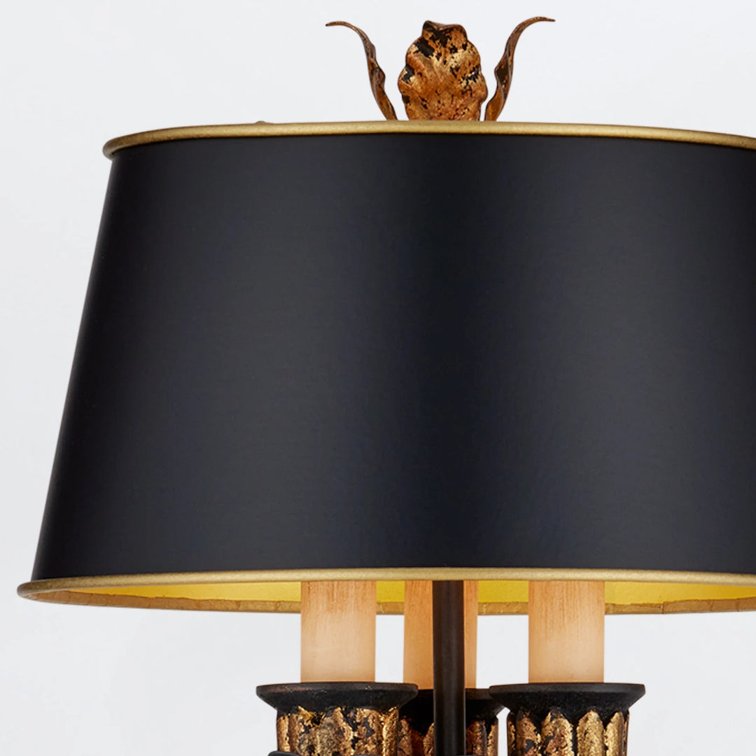 Duke 3 Wall Light - Zanzibar Gold Leaf & Black