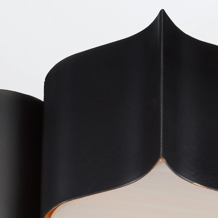 Grand Lotus 3 Flush - Contemporary Gold & Faux Alabaster