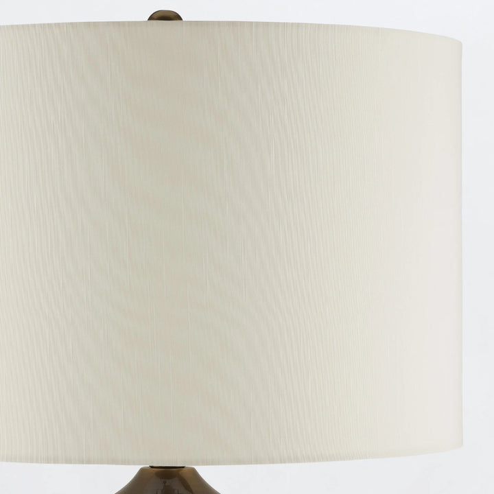 Lilou 1 Table Lamp - Red & Antique Brass